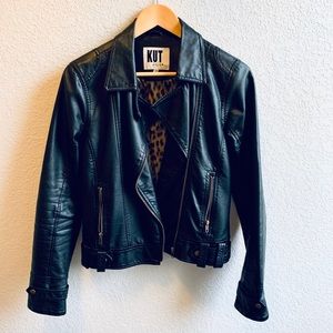 KUT from the Kloth faux leather jacket